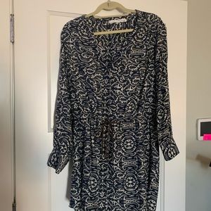 Ulla Johnson blue and white patterned dress